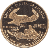 1996 GOLD FIVE DOLLARS USA - Gold World Coins - Cambridgeshire Coins