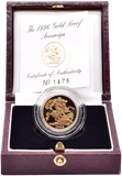 1996 GOLD PROOF SOVEREIGN BOXED - GOLD PROOF SOVEREIGNS - Cambridgeshire Coins
