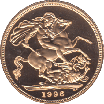 1996 GOLD SOVEREIGN ( PROOF ) - SOVEREIGN - Cambridgeshire Coins