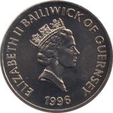1996 GUERNSEY £5 COMMEMORATIVE COIN ELIZABETH REGINA - WORLD COINS - Cambridgeshire Coins