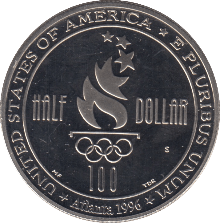1996 HALF DOLLAR USA F167 - WORLD COINS - Cambridgeshire Coins