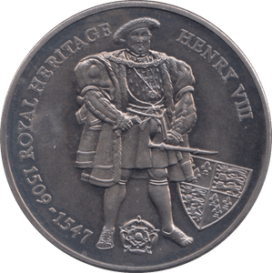 1996 HENRY VIII TWO POUNDS FALKLAND ISLANDS - WORLD COINS - Cambridgeshire Coins