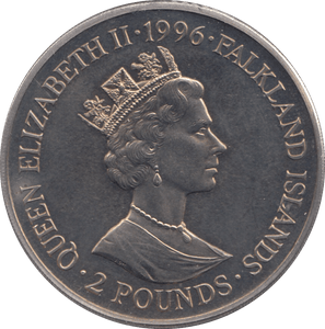 1996 HENRY VIII TWO POUNDS FALKLAND ISLANDS - WORLD COINS - Cambridgeshire Coins