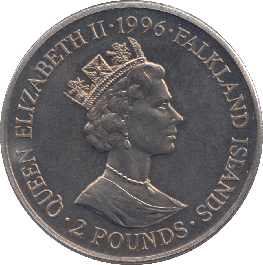 1996 HENRY VIII TWO POUNDS FALKLAND ISLANDS - WORLD COINS - Cambridgeshire Coins