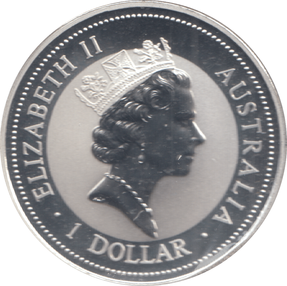 1996 KOOKABURRA 1 OZ .999 FINE SILVER AUSTRALIA DOLLAR - SILVER WORLD COINS - Cambridgeshire Coins