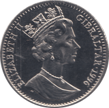 1996 ONE CROWN CENTENARY OF THE CINEMA ( BU ) - WORLD COINS - Cambridgeshire Coins