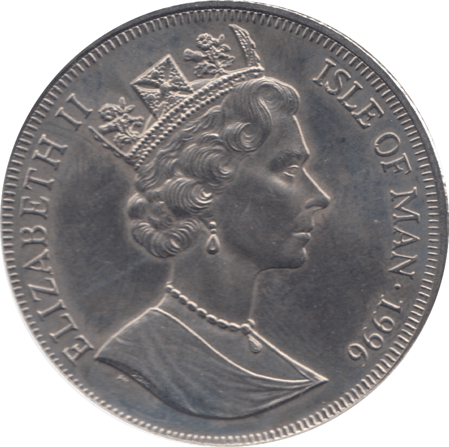 1996 ONE CROWN QUEEN ELIZABETH 70TH BIRTHDAY - WORLD COINS - Cambridgeshire Coins