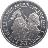 1996 ONE CROWN THE LEGEND OF KING ARTHUR SIR LANCELOT - WORLD COINS - Cambridgeshire Coins