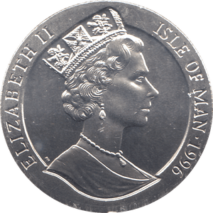 1996 ONE CROWN YEAR OF THE RAT - WORLD COINS - Cambridgeshire Coins