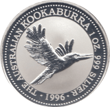 1996 ONE DOLLAR KOOKABURRA SILVER PROOF - SILVER WORLD COINS - Cambridgeshire Coins