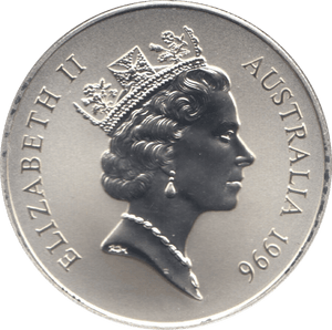 1996 ONE OUNCE FINE SILVER ONE DOLLAR AUSTRALIA - SILVER WORLD COINS - Cambridgeshire Coins