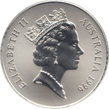 1996 ONE OUNCE FINE SILVER ONE DOLLAR AUSTRALIA - SILVER WORLD COINS - Cambridgeshire Coins