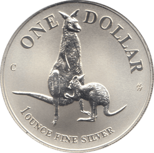 1996 ONE OUNCE FINE SILVER ONE DOLLAR AUSTRALIA - SILVER WORLD COINS - Cambridgeshire Coins