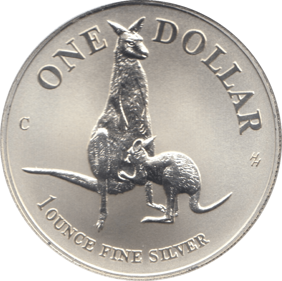 1996 ONE OUNCE FINE SILVER ONE DOLLAR AUSTRALIA - SILVER WORLD COINS - Cambridgeshire Coins