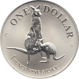 1996 ONE OUNCE FINE SILVER ONE DOLLAR AUSTRALIA - SILVER WORLD COINS - Cambridgeshire Coins