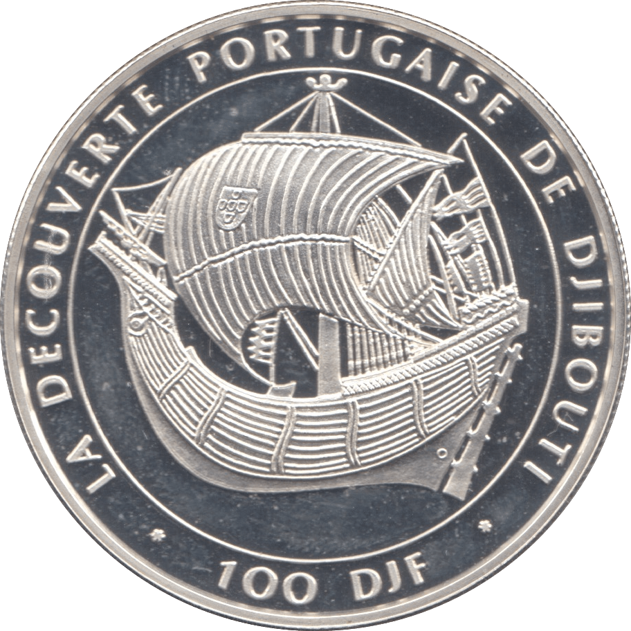 1996 SILVER 100 FRANCS DJIBOUTI - WORLD COINS - Cambridgeshire Coins