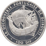 1996 SILVER 100 FRANCS DJIBOUTI - WORLD COINS - Cambridgeshire Coins