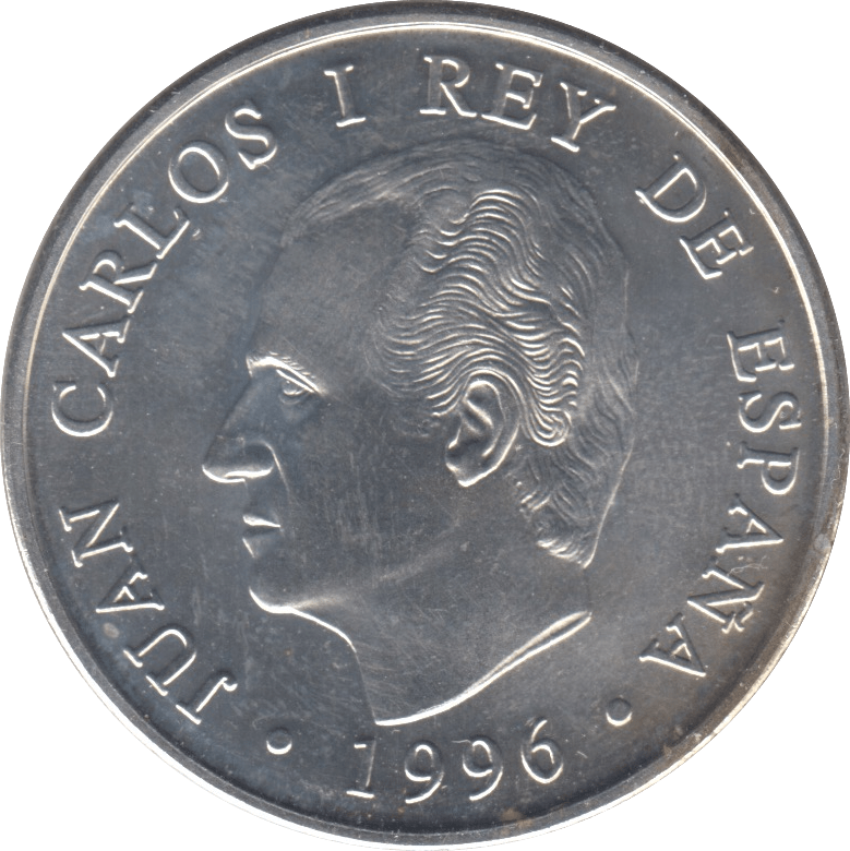 1996 SILVER 2000 PESETAS SPAIN - SILVER WORLD COINS - Cambridgeshire Coins