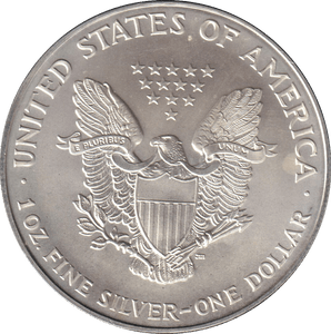 1996 SILVER DOLLAR USA - SILVER WORLD COINS - Cambridgeshire Coins