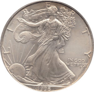 1996 SILVER LIBERTY DOLLAR USA - SILVER WORLD COINS - Cambridgeshire Coins
