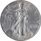 1996 SILVER LIBERTY DOLLAR USA - SILVER WORLD COINS - Cambridgeshire Coins