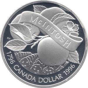 1996 SILVER PROOF CANADA COMMEMORATIVE DOLLAR - SILVER WORLD COINS - Cambridgeshire Coins