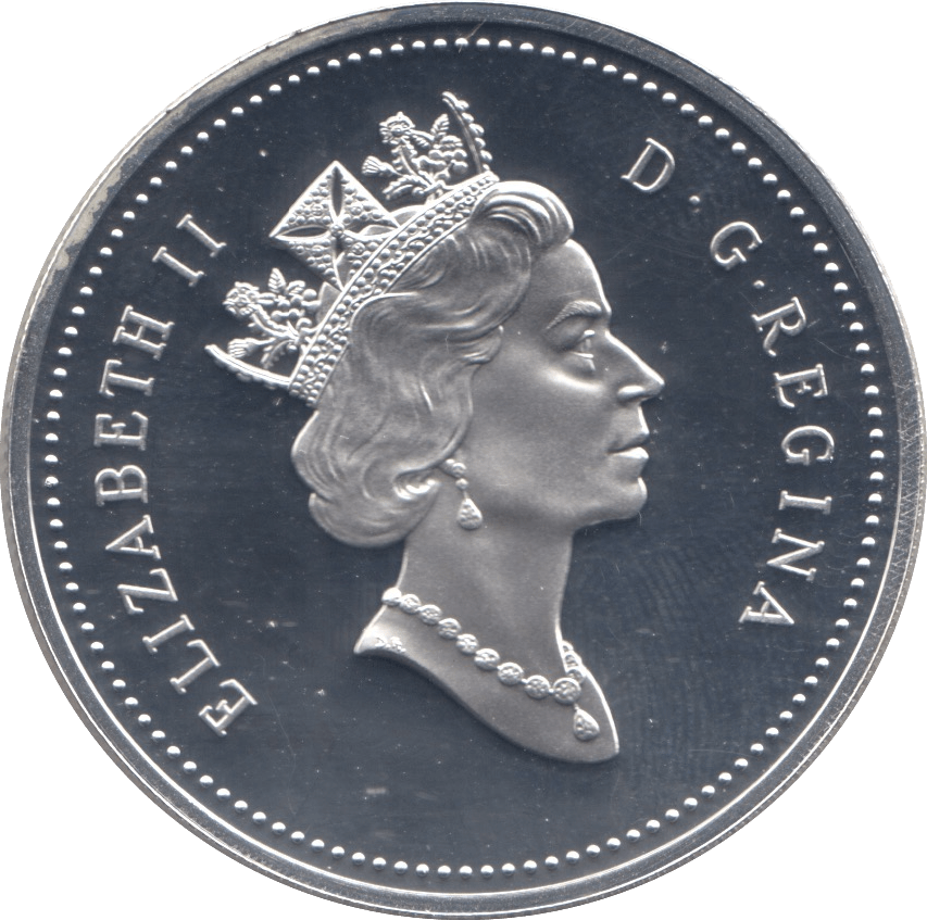 1996 SILVER PROOF CANADA COMMEMORATIVE DOLLAR - SILVER WORLD COINS - Cambridgeshire Coins