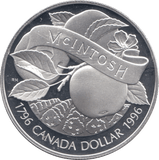 1996 SILVER PROOF CANADA COMMEMORATIVE DOLLAR - SILVER WORLD COINS - Cambridgeshire Coins