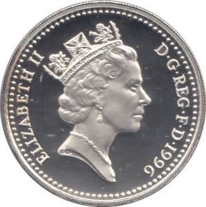 1996 SILVER PROOF CELTIC CROSS ONE POUND UNITED KINGDOM - SILVER WORLD COINS - Cambridgeshire Coins