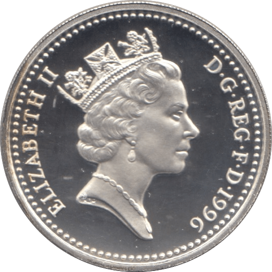 1996 SILVER PROOF CELTIC CROSS ONE POUND UNITED KINGDOM - SILVER WORLD COINS - Cambridgeshire Coins