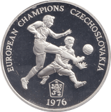 1996 SILVER PROOF CZECHOSLOVAKIA ROYAL MINT EUROPEAN FOOTBALL CHAMPIONS - SILVER WORLD COINS - Cambridgeshire Coins