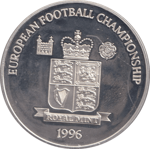 1996 SILVER PROOF EUROPEAN CHAMPIONS DENMARK ROYAL MINT EUROPEAN FOOTBALL CHAMPIONS - SILVER WORLD COINS - Cambridgeshire Coins