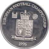 1996 SILVER PROOF EUROPEAN CHAMPIONS DENMARK ROYAL MINT EUROPEAN FOOTBALL CHAMPIONS - SILVER WORLD COINS - Cambridgeshire Coins