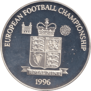 1996 SILVER PROOF EUROPEAN CHAMPIONS GERMANY ROYAL MINT EUROPEAN FOOTBALL CHAMPIONS - SILVER WORLD COINS - Cambridgeshire Coins