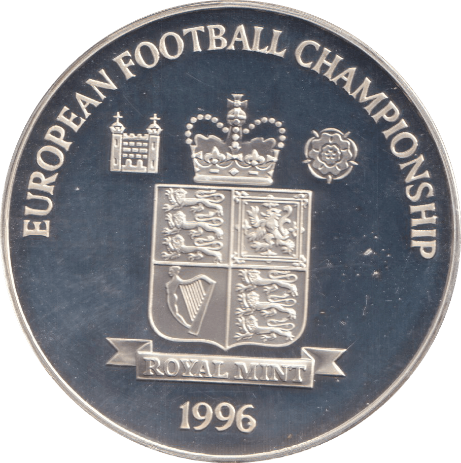 1996 SILVER PROOF EUROPEAN CHAMPIONS GERMANY ROYAL MINT EUROPEAN FOOTBALL CHAMPIONS - SILVER WORLD COINS - Cambridgeshire Coins