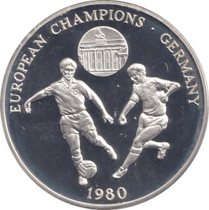 1996 SILVER PROOF EUROPEAN CHAMPIONS GERMANY ROYAL MINT EUROPEAN FOOTBALL CHAMPIONS - SILVER WORLD COINS - Cambridgeshire Coins