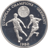 1996 SILVER PROOF EUROPEAN CHAMPIONS GERMANY ROYAL MINT EUROPEAN FOOTBALL CHAMPIONS - SILVER WORLD COINS - Cambridgeshire Coins