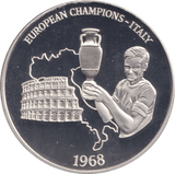 1996 SILVER PROOF EUROPEAN CHAMPIONS ITALY ROYAL MINT EUROPEAN FOOTBALL CHAMPIONS - SILVER WORLD COINS - Cambridgeshire Coins