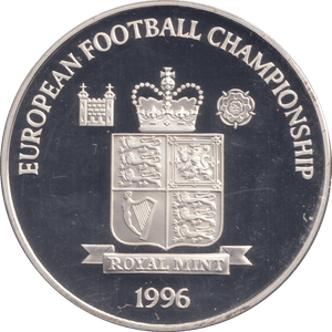 1996 SILVER PROOF EUROPEAN CHAMPIONS ITALY ROYAL MINT EUROPEAN FOOTBALL CHAMPIONS - SILVER WORLD COINS - Cambridgeshire Coins