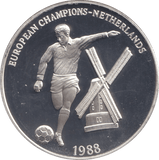 1996 SILVER PROOF EUROPEAN CHAMPIONS NETHERLANDS ROYAL MINT EUROPEAN FOOTBALL CHAMPIONS - SILVER WORLD COINS - Cambridgeshire Coins