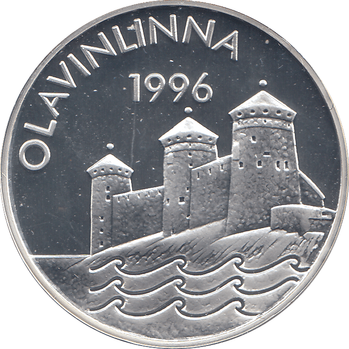 1996 SILVER PROOF FINLAND 10 EURO - WORLD COINS - Cambridgeshire Coins