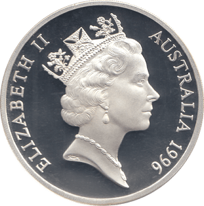 1996 SILVER PROOF FIVE DOLLARS AUSTRALIA DAME NELLIE MELBA - SILVER WORLD COINS - Cambridgeshire Coins