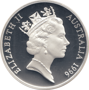 1996 SILVER PROOF FIVE DOLLARS AUSTRALIA HENRY LAWSON - SILVER WORLD COINS - Cambridgeshire Coins