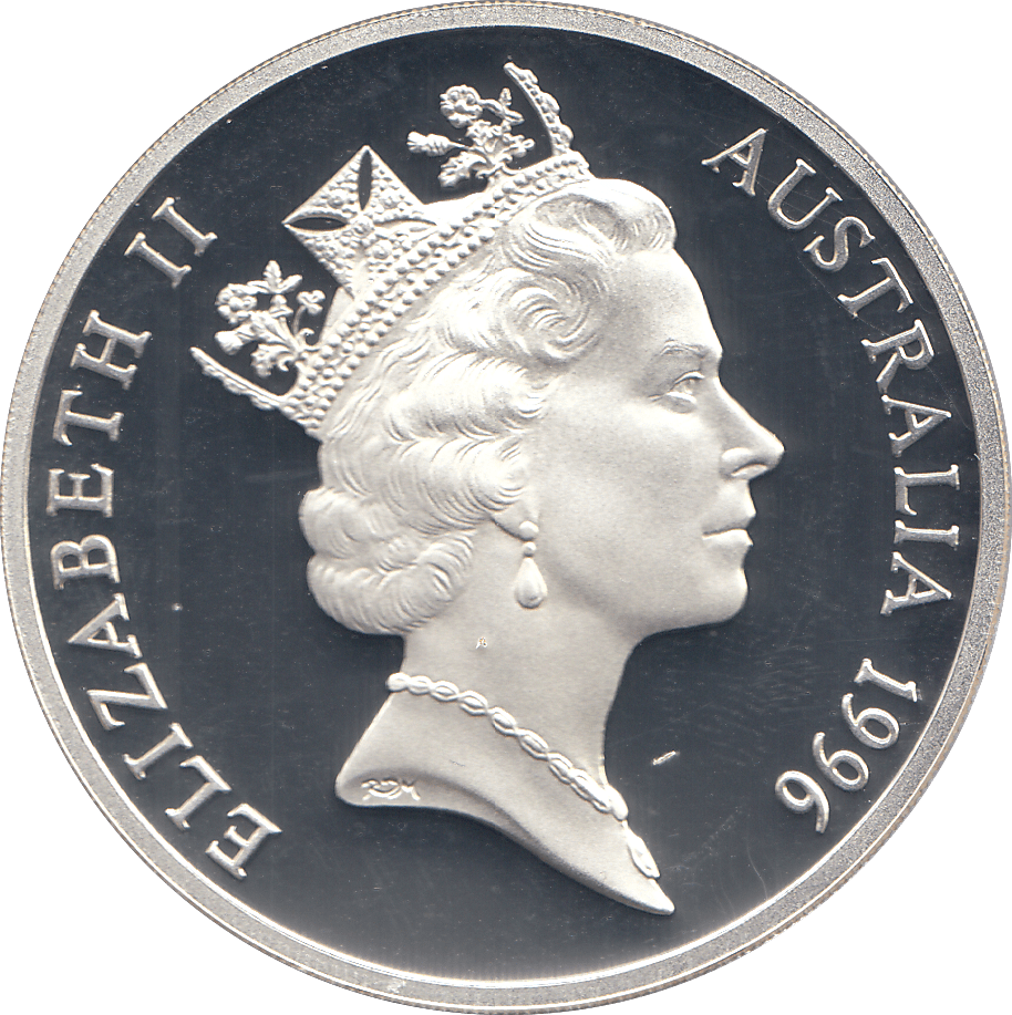 1996 SILVER PROOF FIVE DOLLARS AUSTRALIA STOCKMAN - SILVER WORLD COINS - Cambridgeshire Coins