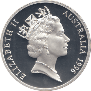 1996 SILVER PROOF FIVE DOLLARS AUSTRALIA TOM ROBERTS - SILVER WORLD COINS - Cambridgeshire Coins