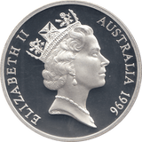 1996 SILVER PROOF FIVE DOLLARS AUSTRALIA TOM ROBERTS - SILVER WORLD COINS - Cambridgeshire Coins