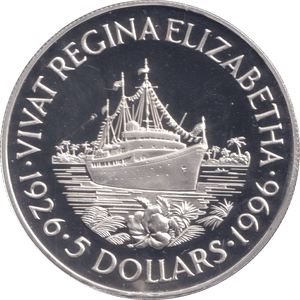 1996 SILVER PROOF FIVE DOLLARS SOLOMON ISLANDS - SILVER WORLD COINS - Cambridgeshire Coins