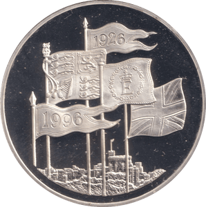 1996 SILVER PROOF FIVE POUNDS - Cambridgeshire Coins