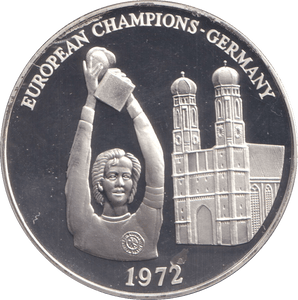 1996 SILVER PROOF GERMANY ROYAL MINT EUROPEAN FOOTBALL CHAMPIONS - SILVER WORLD COINS - Cambridgeshire Coins