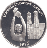 1996 SILVER PROOF GERMANY ROYAL MINT EUROPEAN FOOTBALL CHAMPIONS - SILVER WORLD COINS - Cambridgeshire Coins